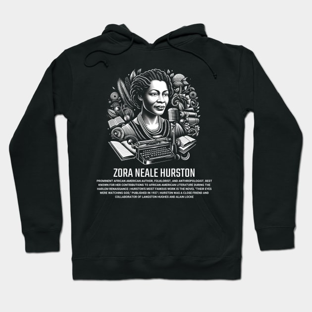 Zora Neale Hurston Hoodie by UrbanLifeApparel